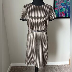 Max Studio Houndstooth Dress